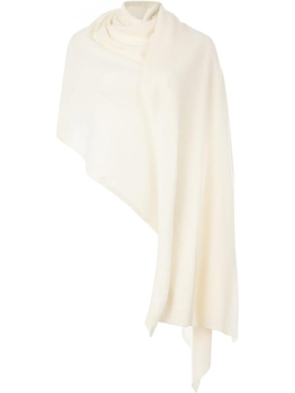 Luxurious 100% Cashmere Extra Large Knitted Shawl Wrap - Lightweight Pashmina